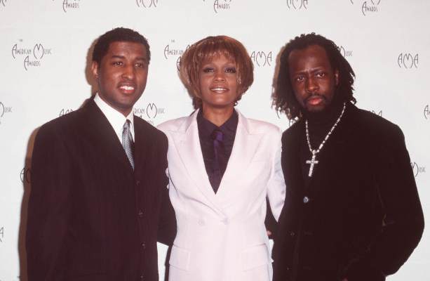Whitney Houston, Kenneth 'Babyface' Edmonds and Wyclef Jean