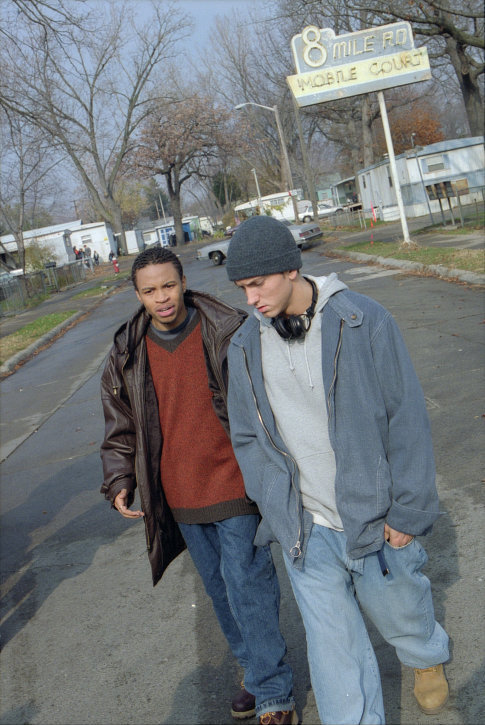 Still of Eminem and Eugene Byrd in 8 mylia (2002)