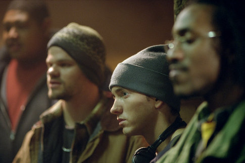 Still of Eminem, Evan Jones and De'Angelo Wilson in 8 mylia (2002)