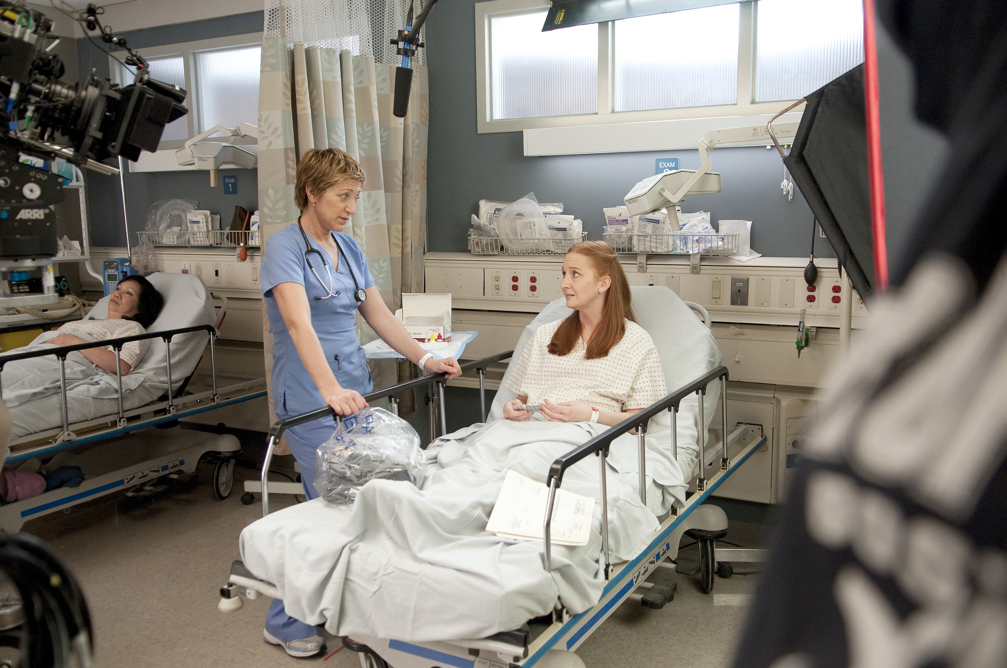 Edie Falco and Megan Byrne in Nurse Jackie (2009)