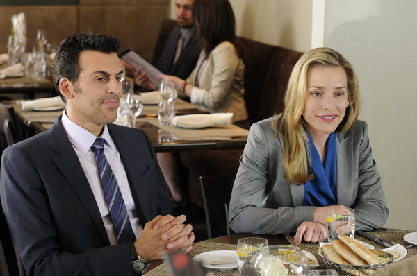 Still of Oded Fehr and Piper Perabo in Covert Affairs (2010)