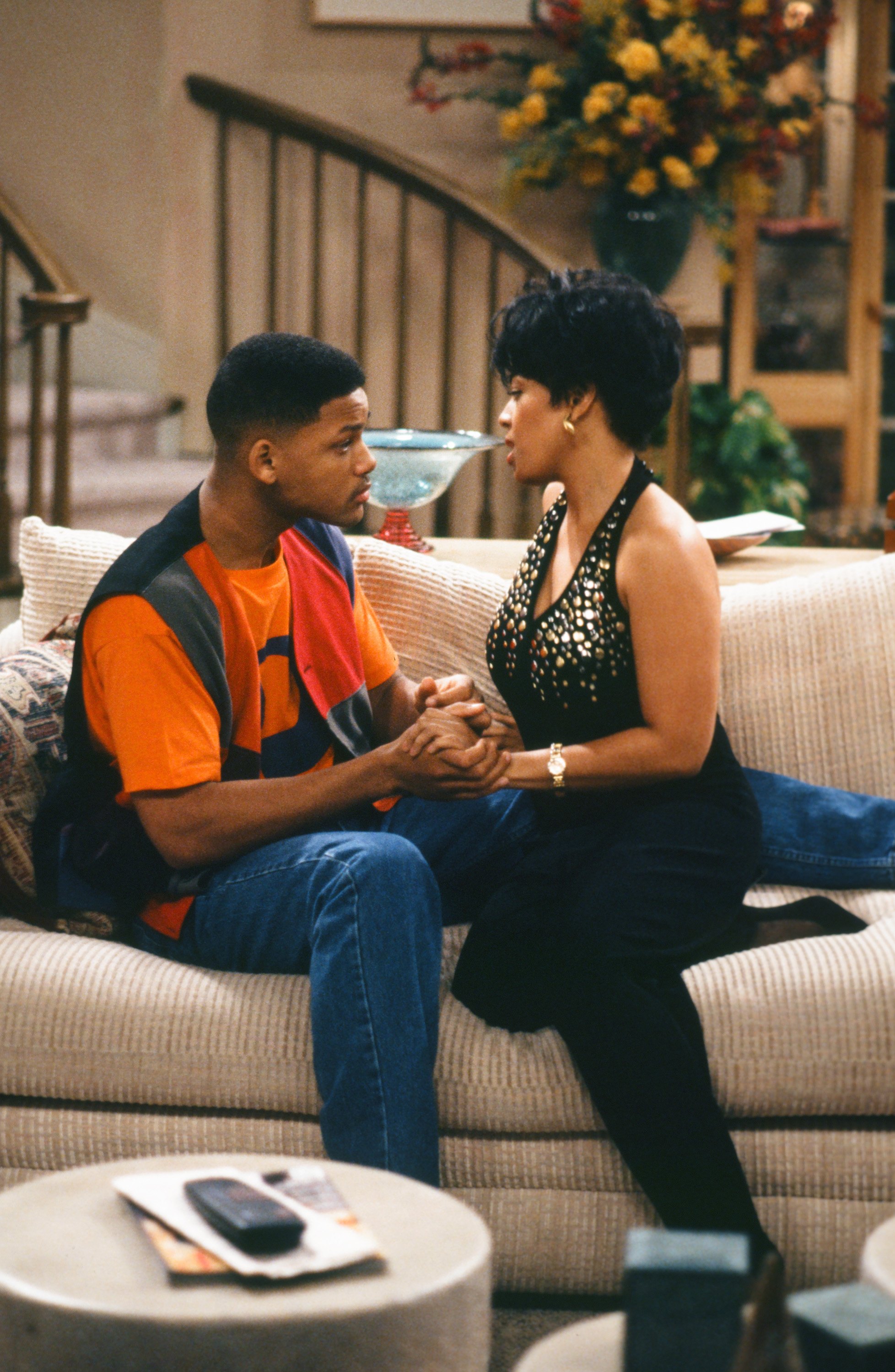 Still of Will Smith and Kim Fields in The Fresh Prince of Bel-Air (1990)