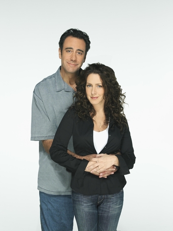 Still of Joely Fisher and Brad Garrett in 'Til Death (2006)