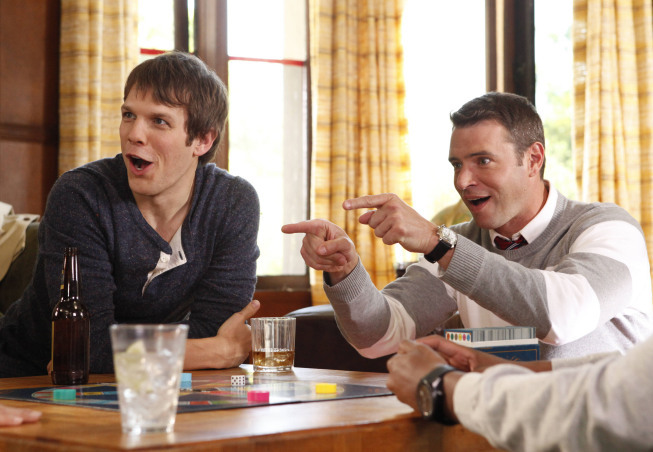 Still of Scott Foley and Jake Lacy in Goodwin Games
