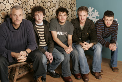 Nick Cassavetes, Ben Foster, Justin Timberlake, Emile Hirsch and Anton Yelchin at event of Alfa gauja (2006)