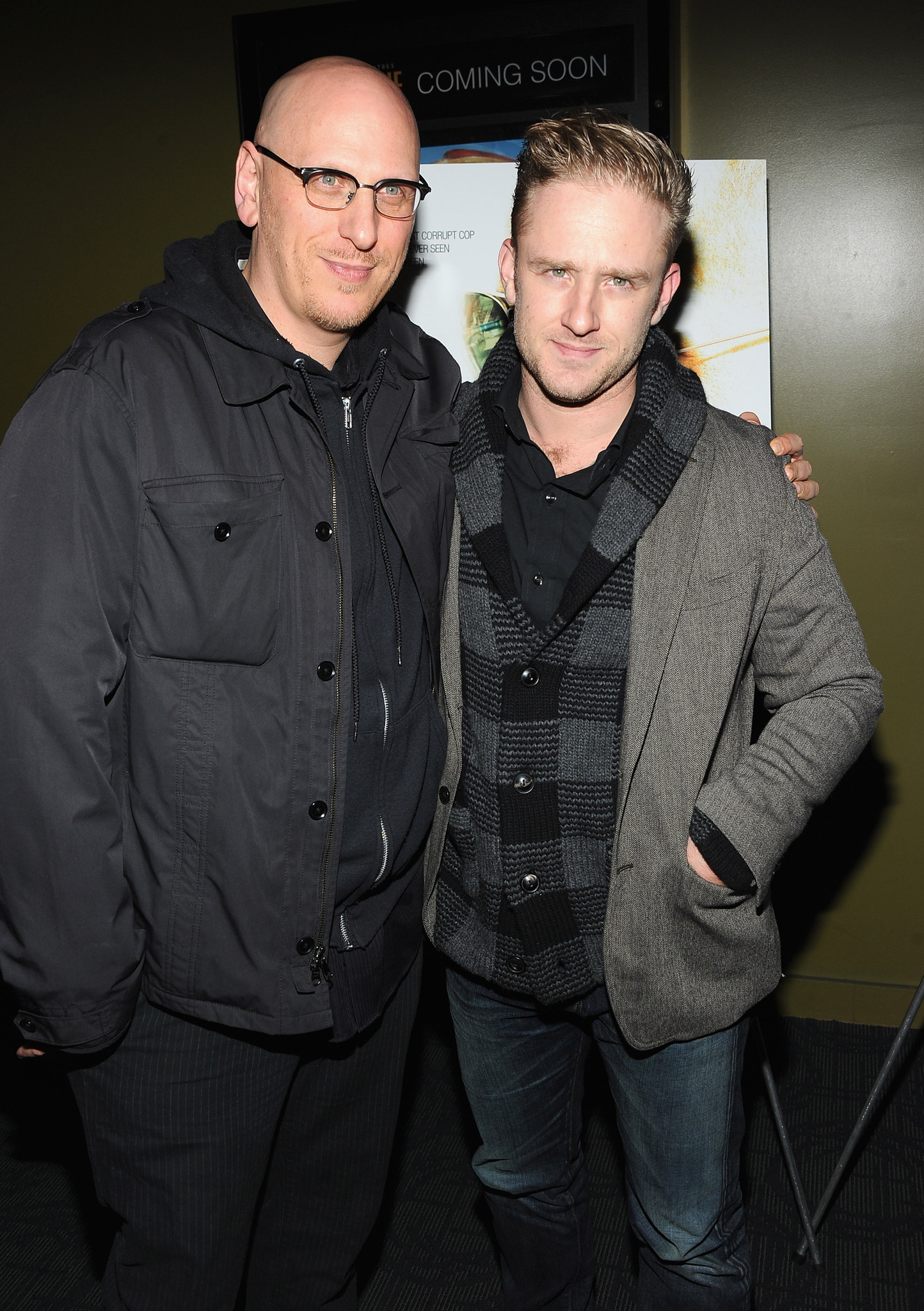 Ben Foster and Oren Moverman at event of Rampart (2011)