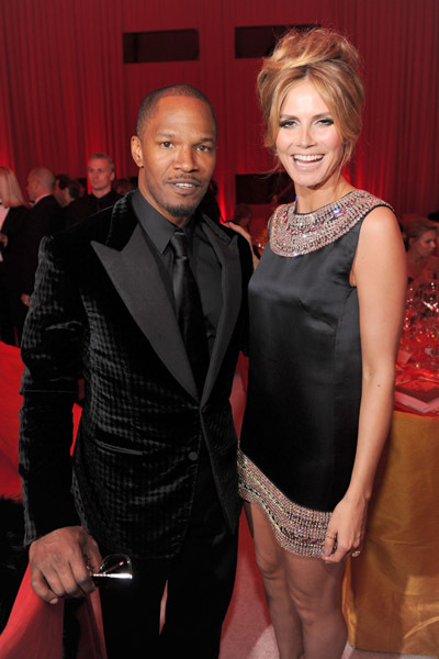 Jamie Foxx and Heidi Klum at event of The 82nd Annual Academy Awards (2010)