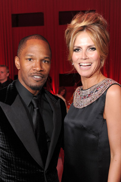 Jamie Foxx and Heidi Klum at event of The 82nd Annual Academy Awards (2010)