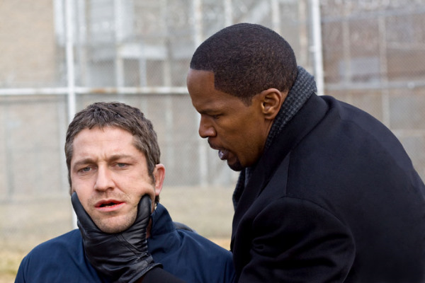 Still of Jamie Foxx and Gerard Butler in Law Abiding Citizen (2009)