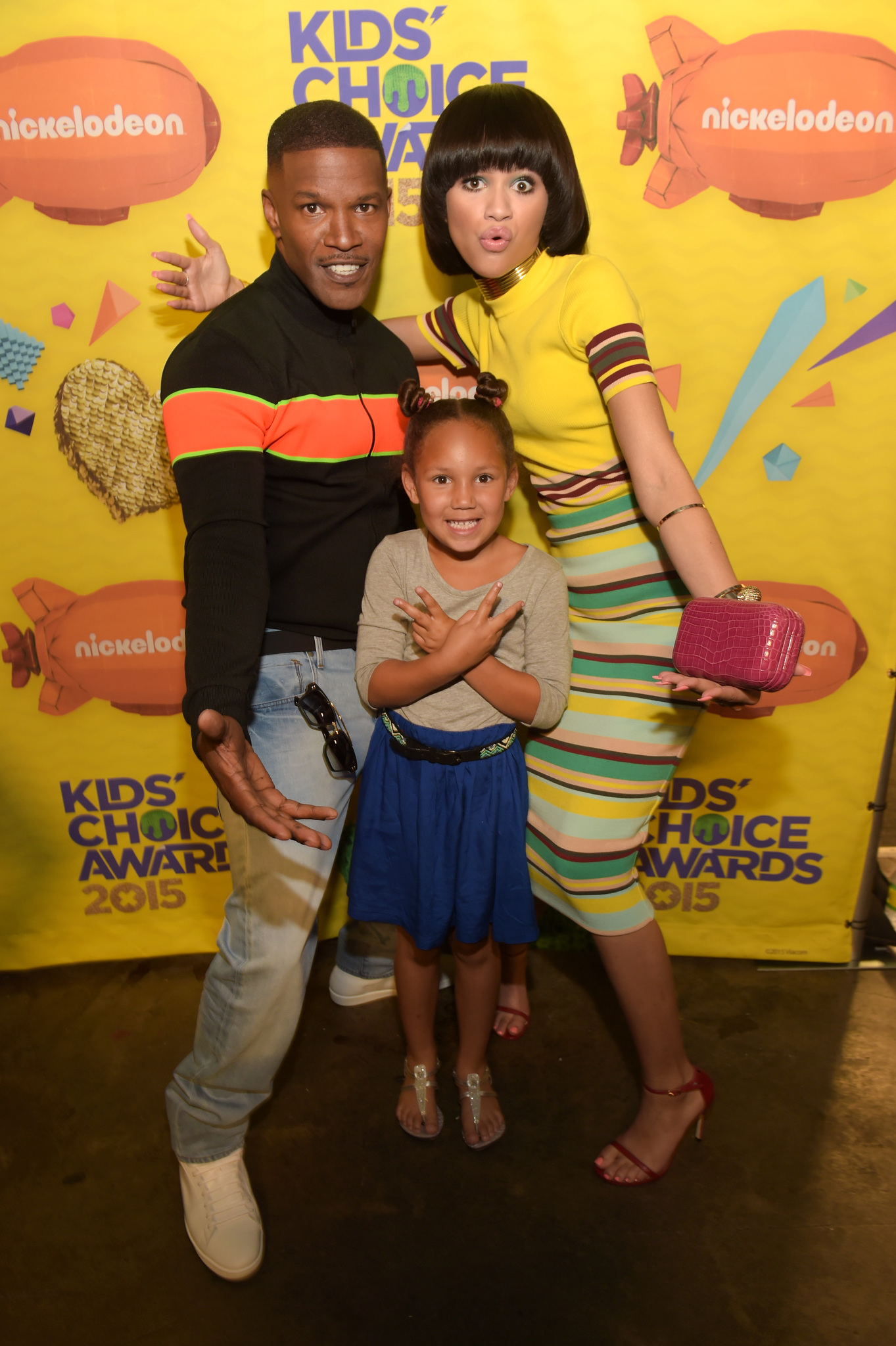 Jamie Foxx and Zendaya at event of Nickelodeon Kids' Choice Awards 2015 (2015)