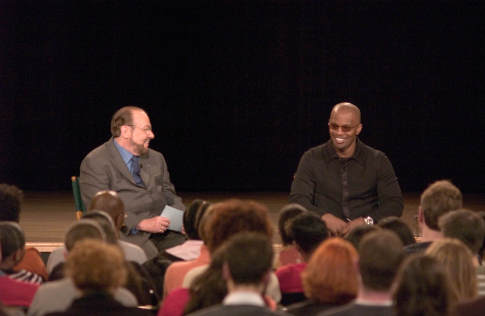 Still of Jamie Foxx and James Lipton in Inside the Actors Studio (1994)