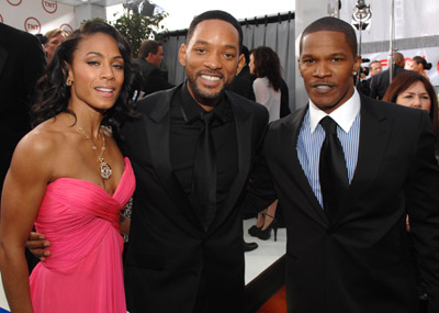 Will Smith, Jada Pinkett Smith and Jamie Foxx