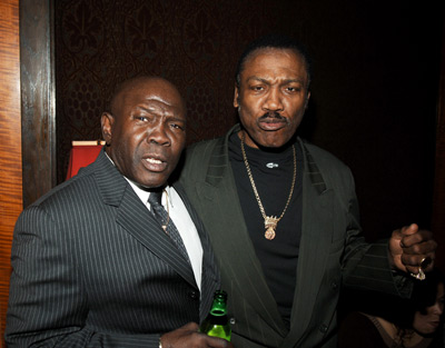 Joe Frazier and Emile Griffith at event of Ring of Fire: The Emile Griffith Story (2005)