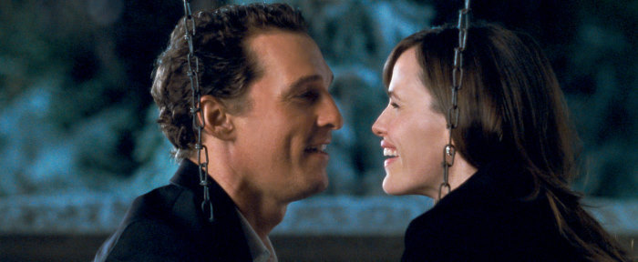 Still of Matthew McConaughey and Jennifer Garner in Ghosts of Girlfriends Past (2009)