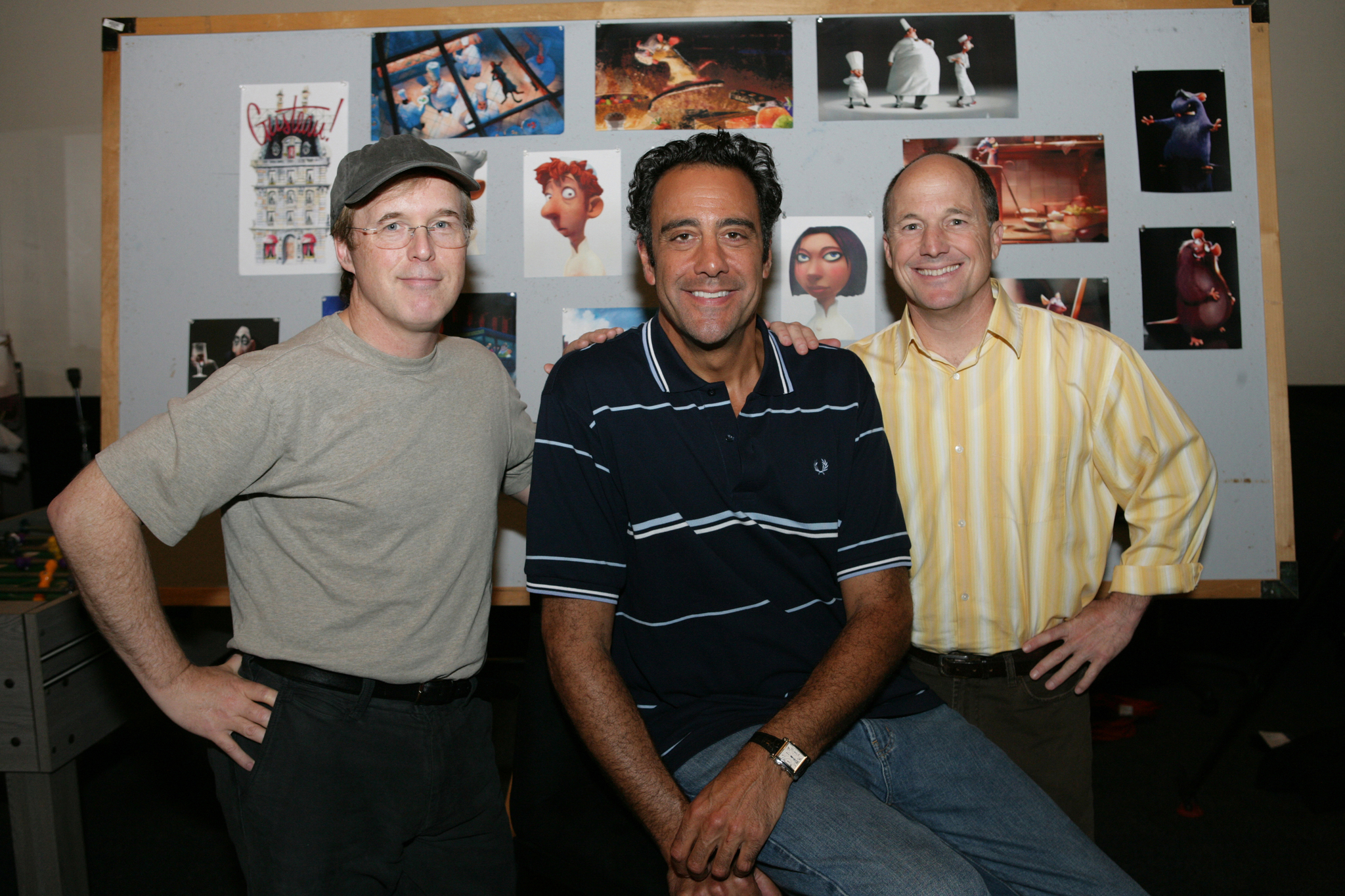 Still of Brad Garrett, Brad Bird and Brad Lewis in La troskinys (2007)