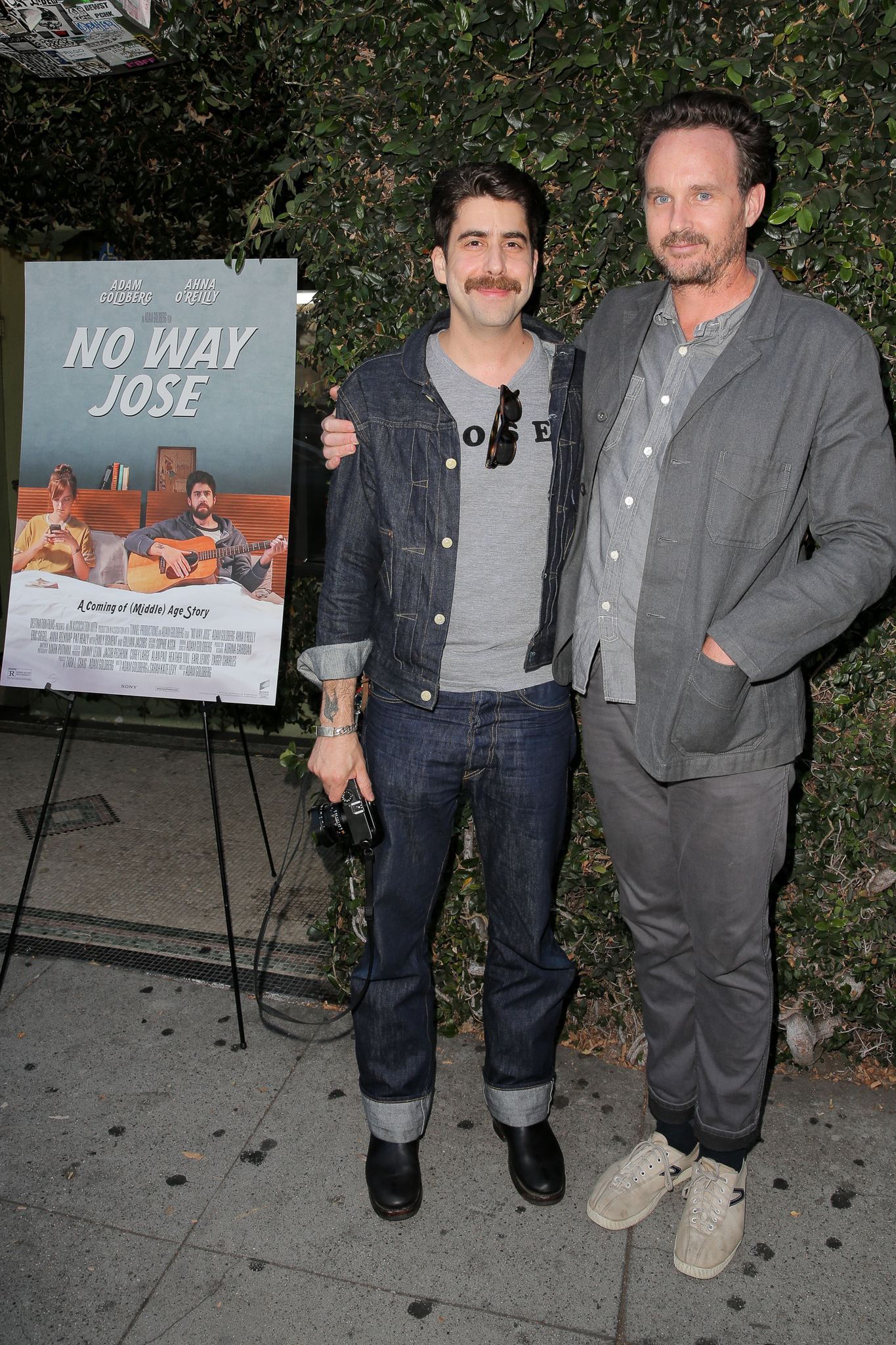 Adam Goldberg and Kai Lennox at event of No Way Jose (2015)