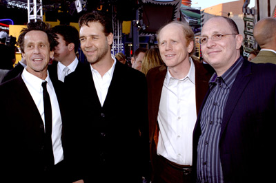 Russell Crowe, Ron Howard, Brian Grazer and Akiva Goldsman at event of Cinderella Man (2005)