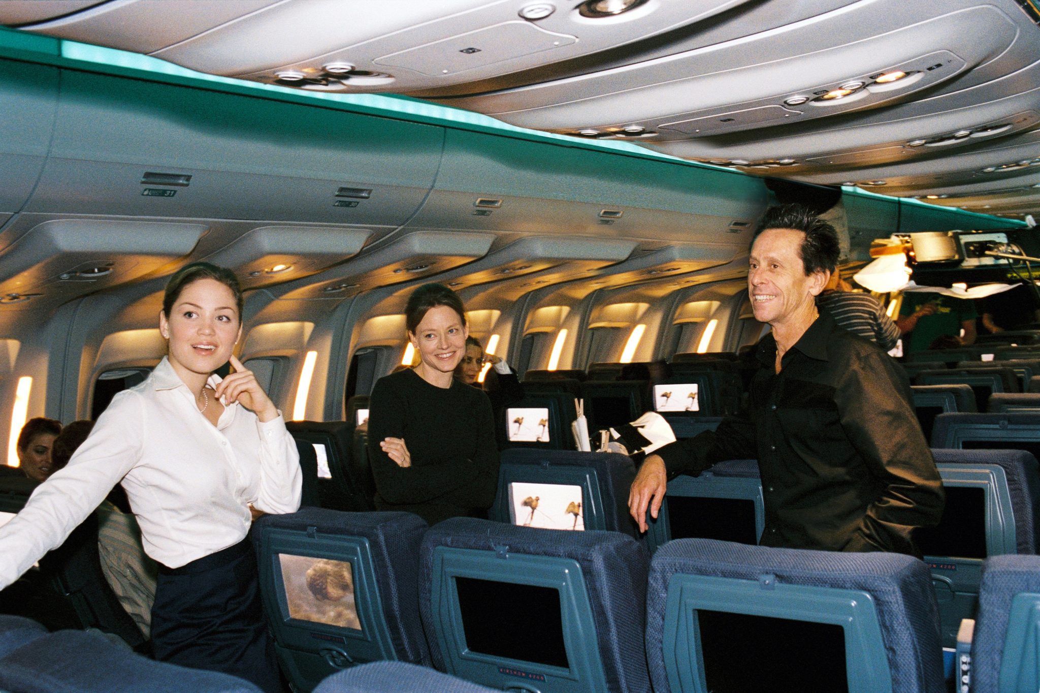 Still of Jodie Foster, Brian Grazer and Erika Christensen in Flightplan (2005)