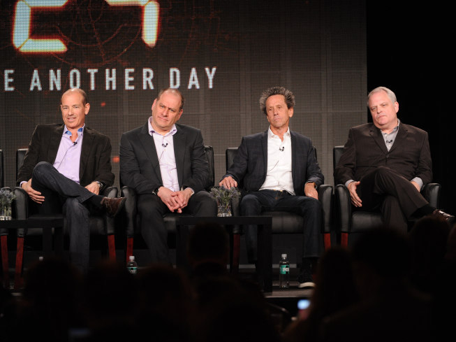 Still of Brian Grazer, Manny Coto, Howard Gordon and Evan Katz in 24: Live Another Day (2014)