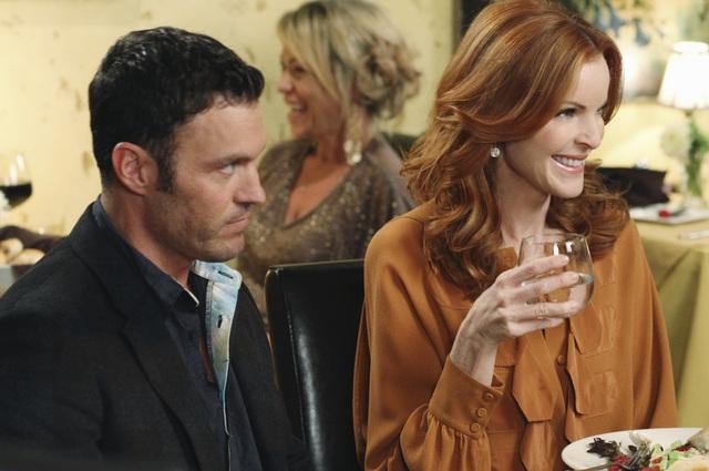 Still of Brian Austin Green and Marcia Cross in Nusivylusios namu seimininkes (2004)