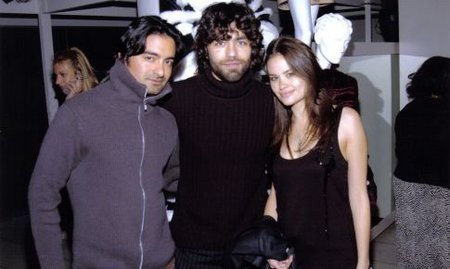 Victor M Medina, Adrian Grenier and Kristina Ratliff at the COOL vs CRUEL Fashion Design Contest Awards presented by The Humane Society of the United States and The Art Institutes