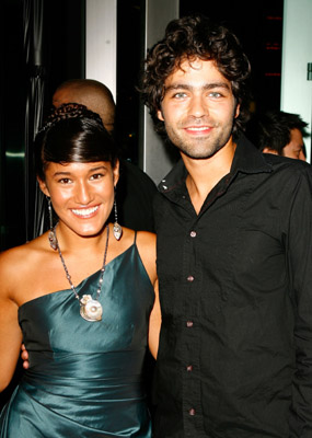 Adrian Grenier and Q'orianka Kilcher at event of The 11th Hour (2007)