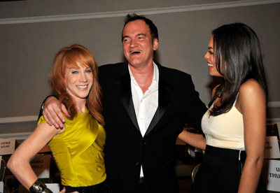 Quentin Tarantino, Kathy Griffin and Rosario Dawson