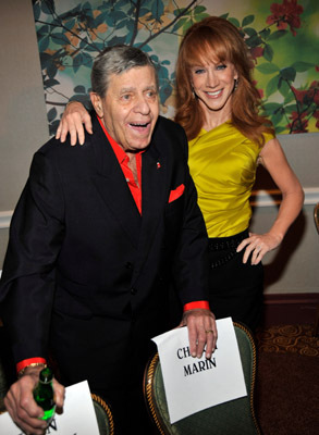 Jerry Lewis and Kathy Griffin