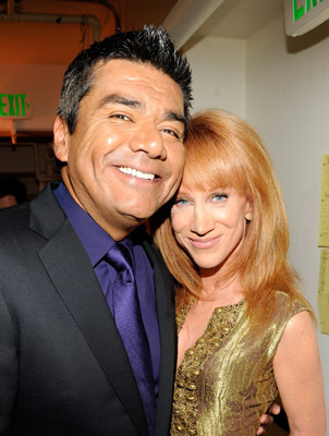 Kathy Griffin and George Lopez