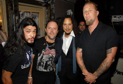 Kirk Hammett, Lars Ulrich, James Hetfield and Robert Trujillo