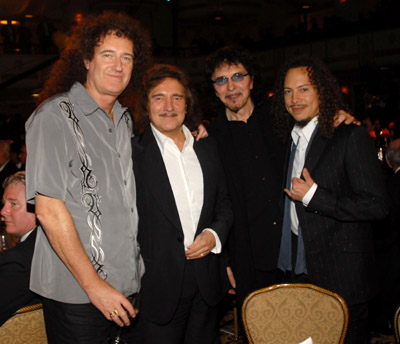 Kirk Hammett, Brian May, Tony Iommi and Geezer Butler