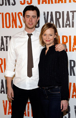 Samantha Mathis and Colin Hanks