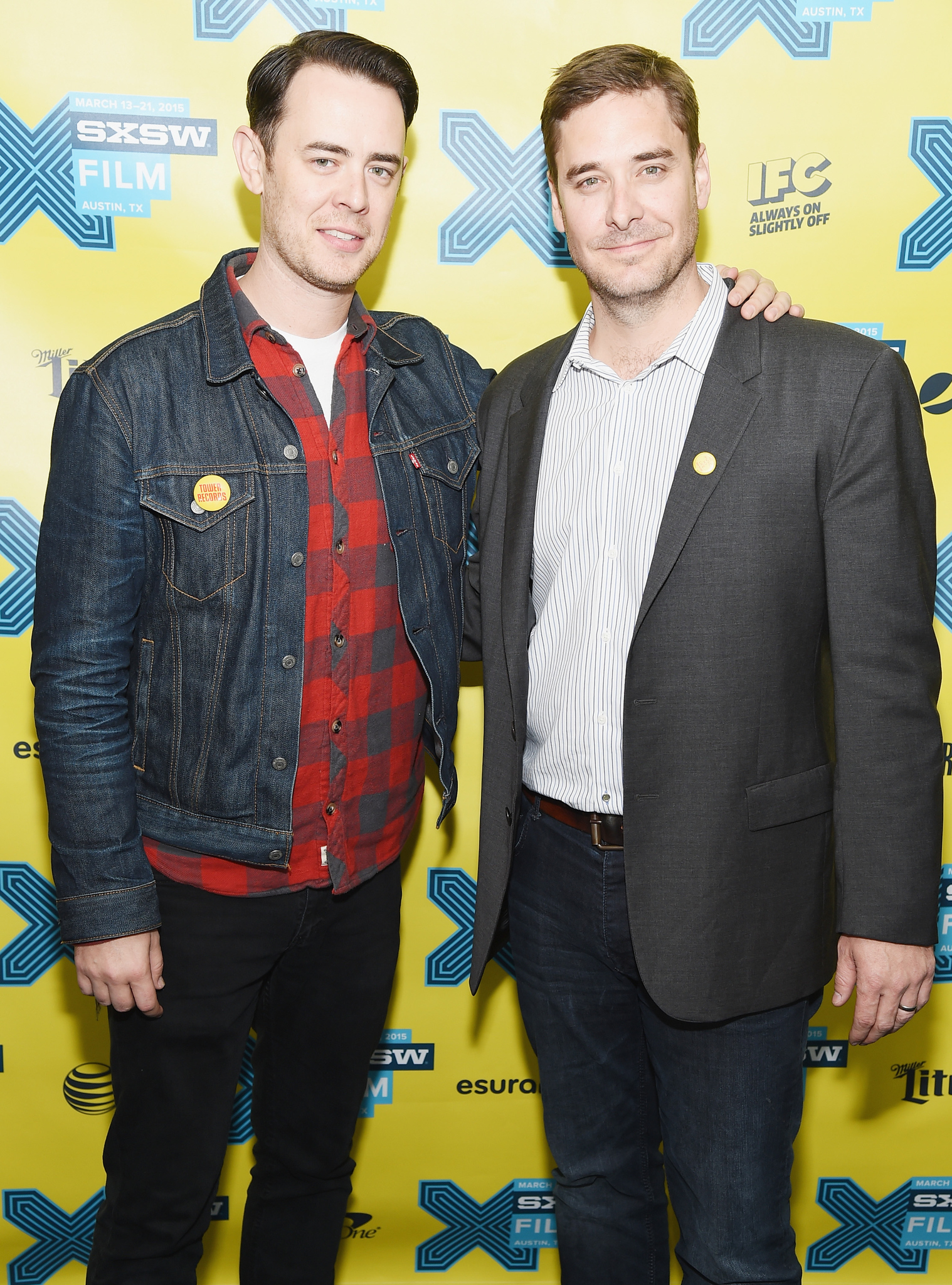 Colin Hanks and Sean M. Stuart at event of All Things Must Pass (2015)