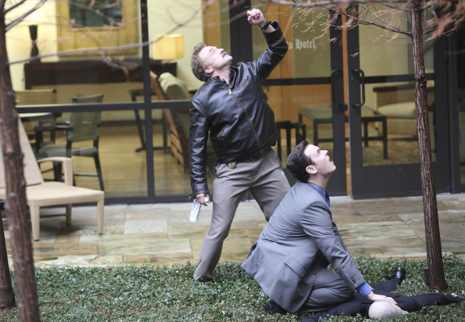 Still of Colin Hanks and Bradley Whitford in The Good Guys (2010)