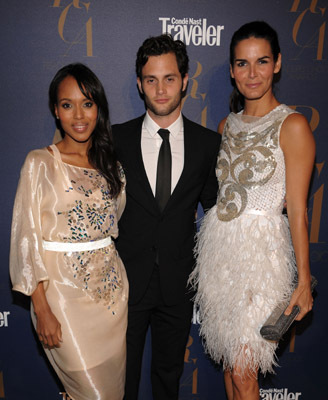 Angie Harmon, Penn Badgley and Kerry Washington