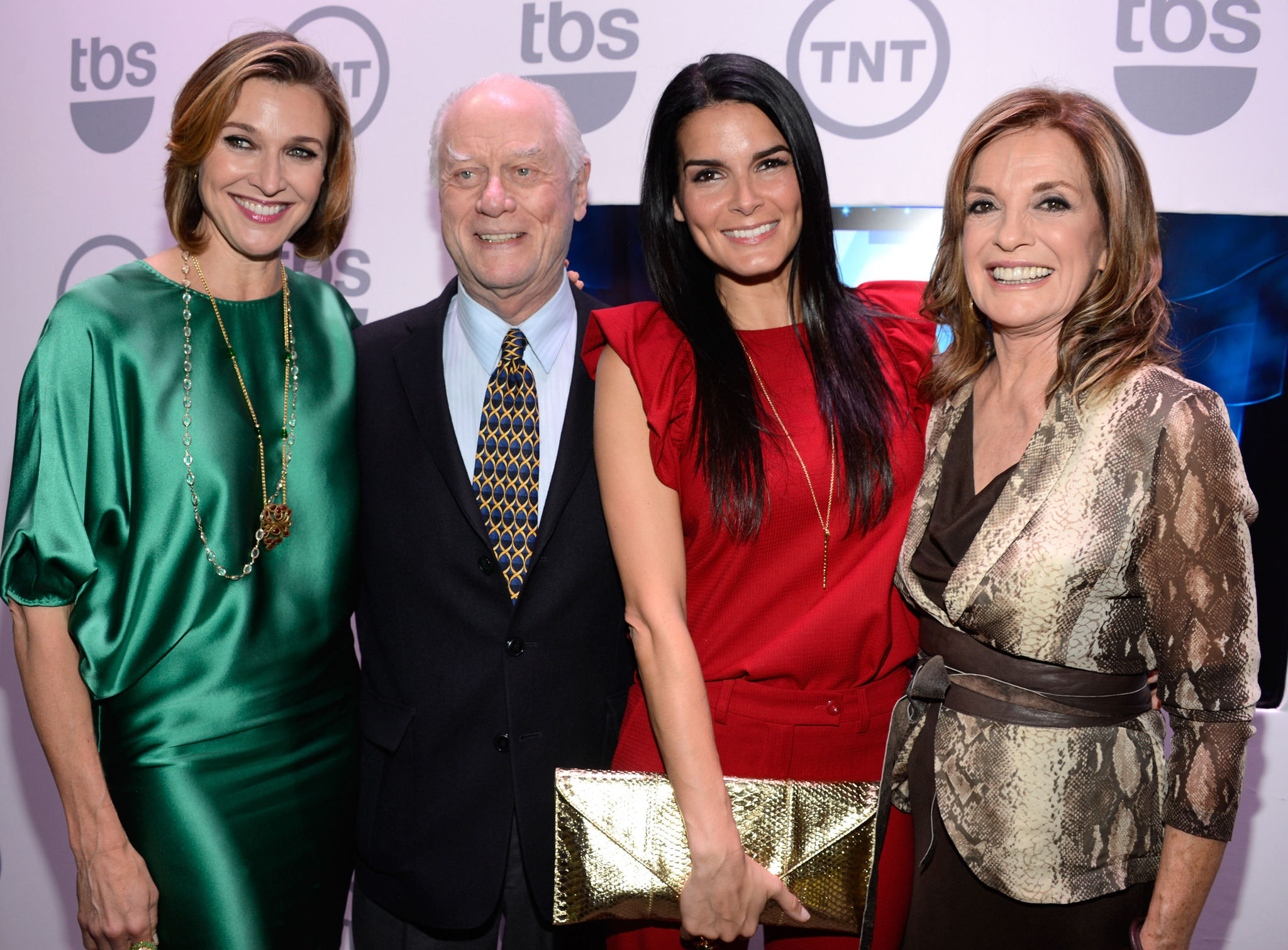 Larry Hagman, Angie Harmon, Linda Gray and Brenda Strong