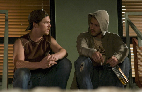 Still of Shawn Hatosy and Justin Timberlake in Alfa gauja (2006)