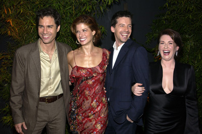 Sean Hayes, Eric McCormack, Debra Messing and Megan Mullally at event of Will & Grace (1998)
