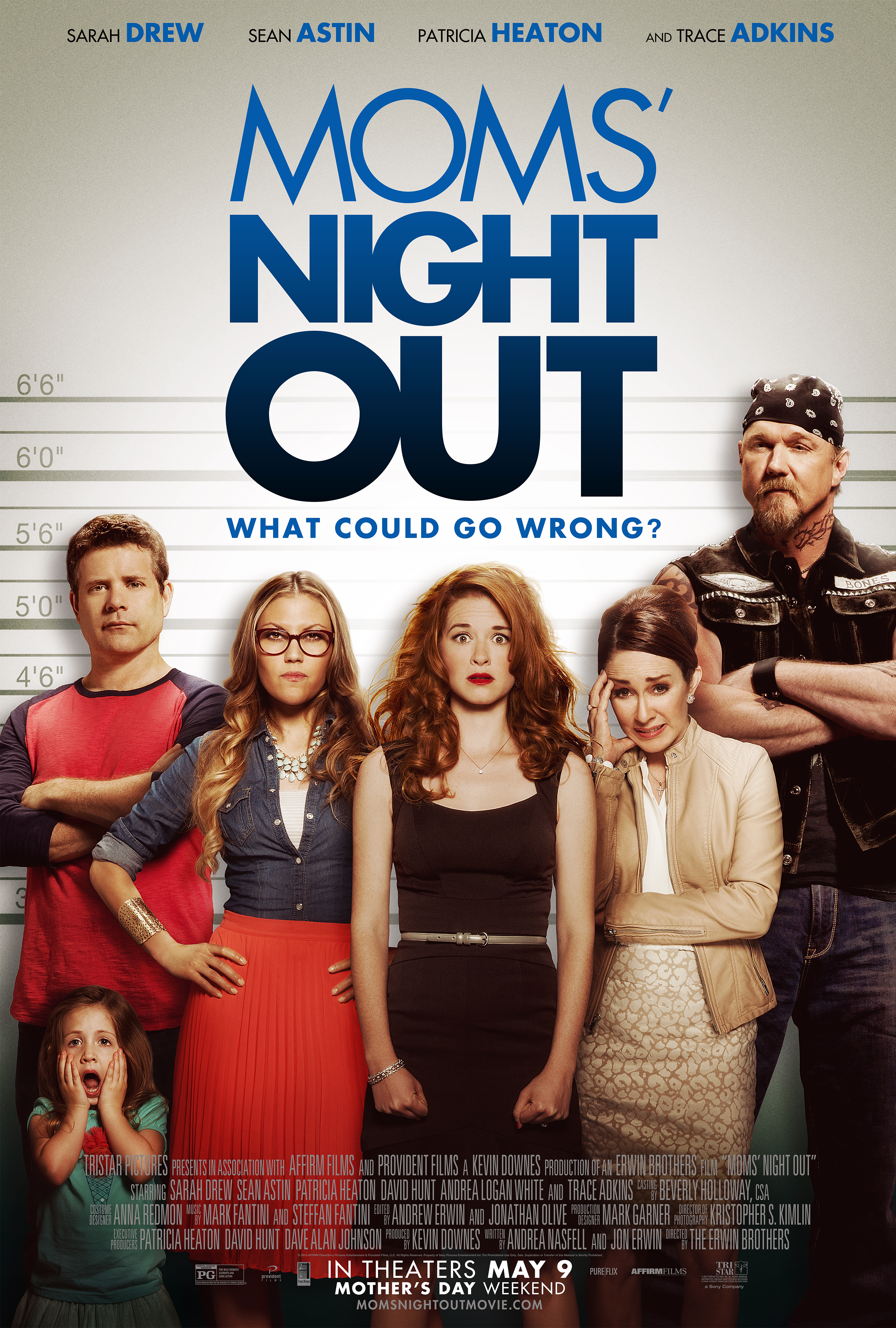 Sean Astin, Patricia Heaton, Trace Adkins and Sarah Drew in Moms' Night Out (2014)