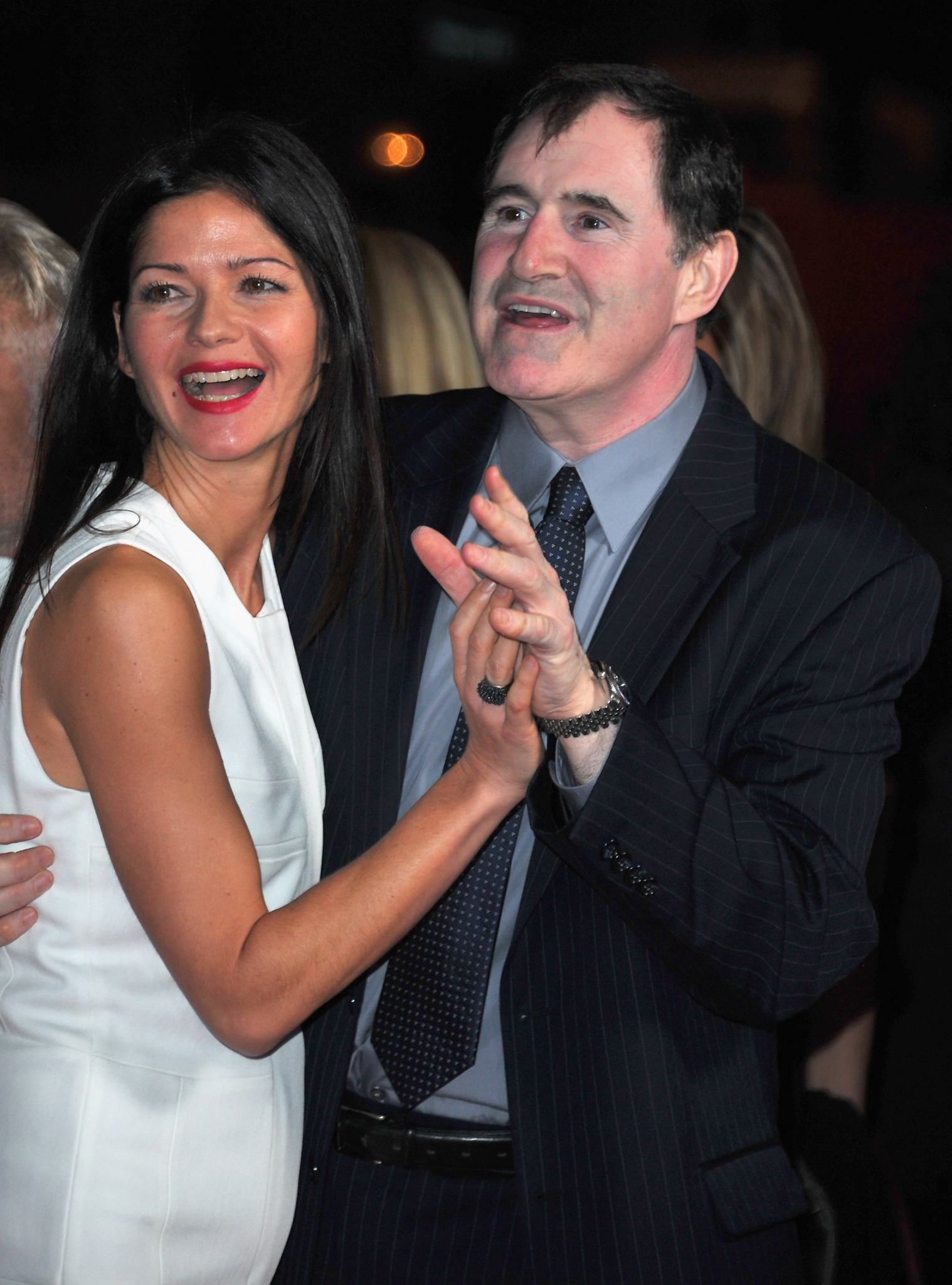 Jill Hennessy and Richard Kind at event of Luck (2011)
