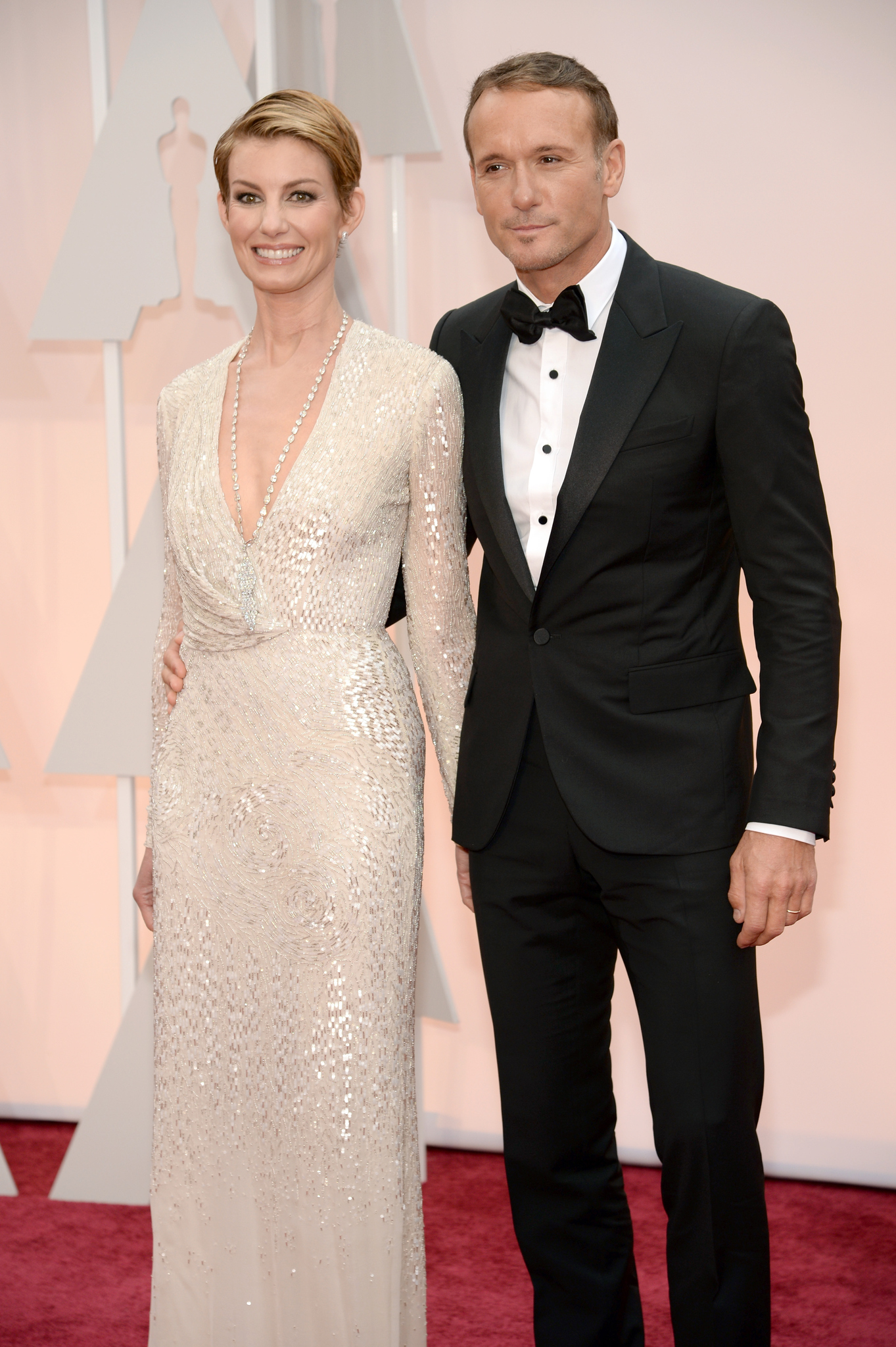 Faith Hill and Tim McGraw at event of The Oscars (2015)
