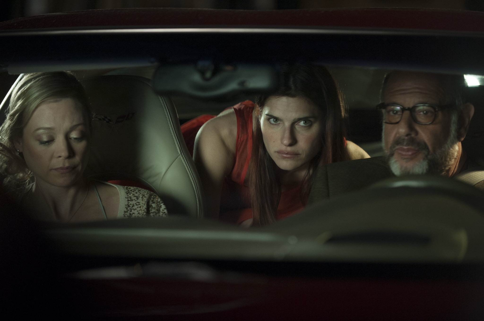 Still of Alexandra Holden, Fred Melamed and Lake Bell in In a World... (2013)