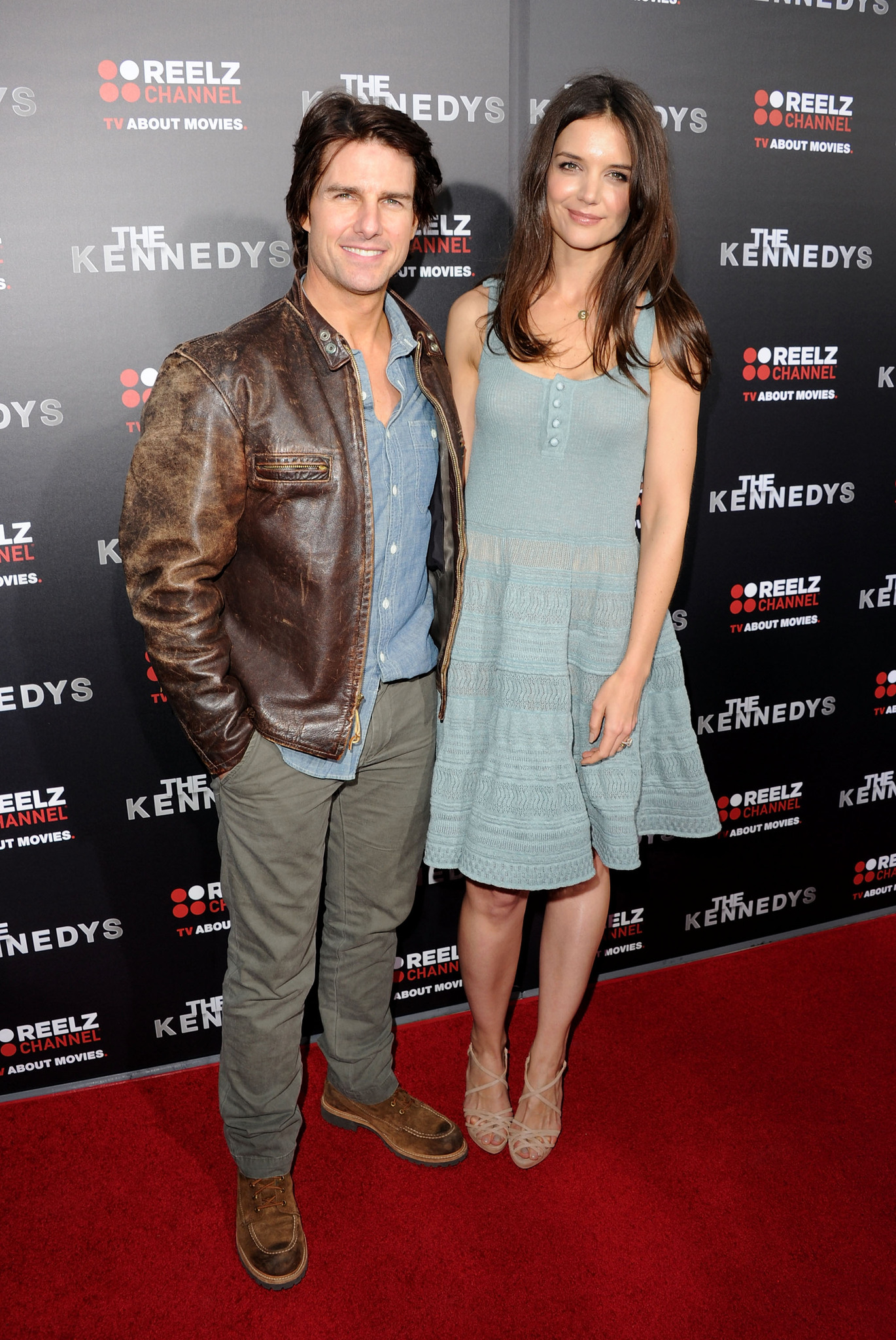 Tom Cruise and Katie Holmes at event of The Kennedys (2011)