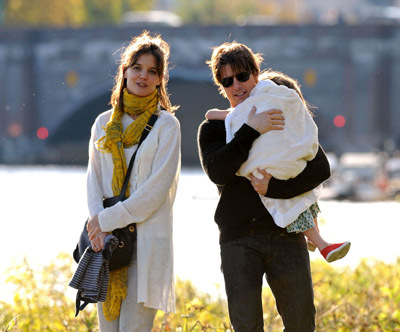 Tom Cruise, Katie Holmes and Suri Cruise