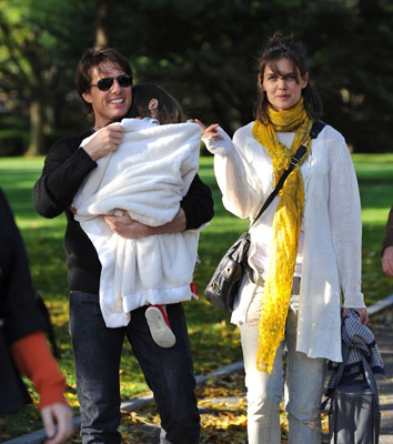 Tom Cruise, Katie Holmes and Suri Cruise