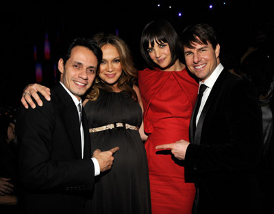 Tom Cruise, Jennifer Lopez, Marc Anthony and Katie Holmes
