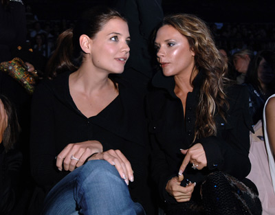 Katie Holmes and Victoria Beckham