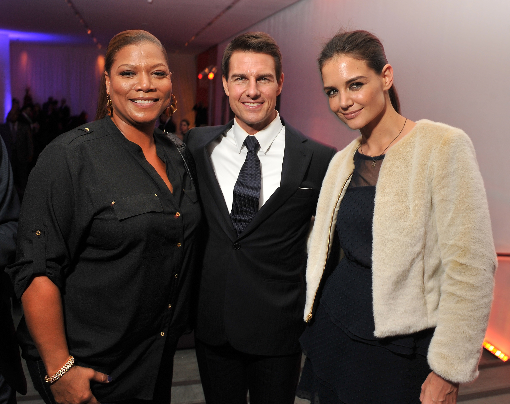 Tom Cruise, Queen Latifah and Katie Holmes at event of Neimanoma misija. Smeklos protokolas (2011)