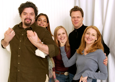 Oliver Platt, Katie Holmes, Patricia Clarkson, Peter Hedges and Alison Pill at event of Pieces of April (2003)