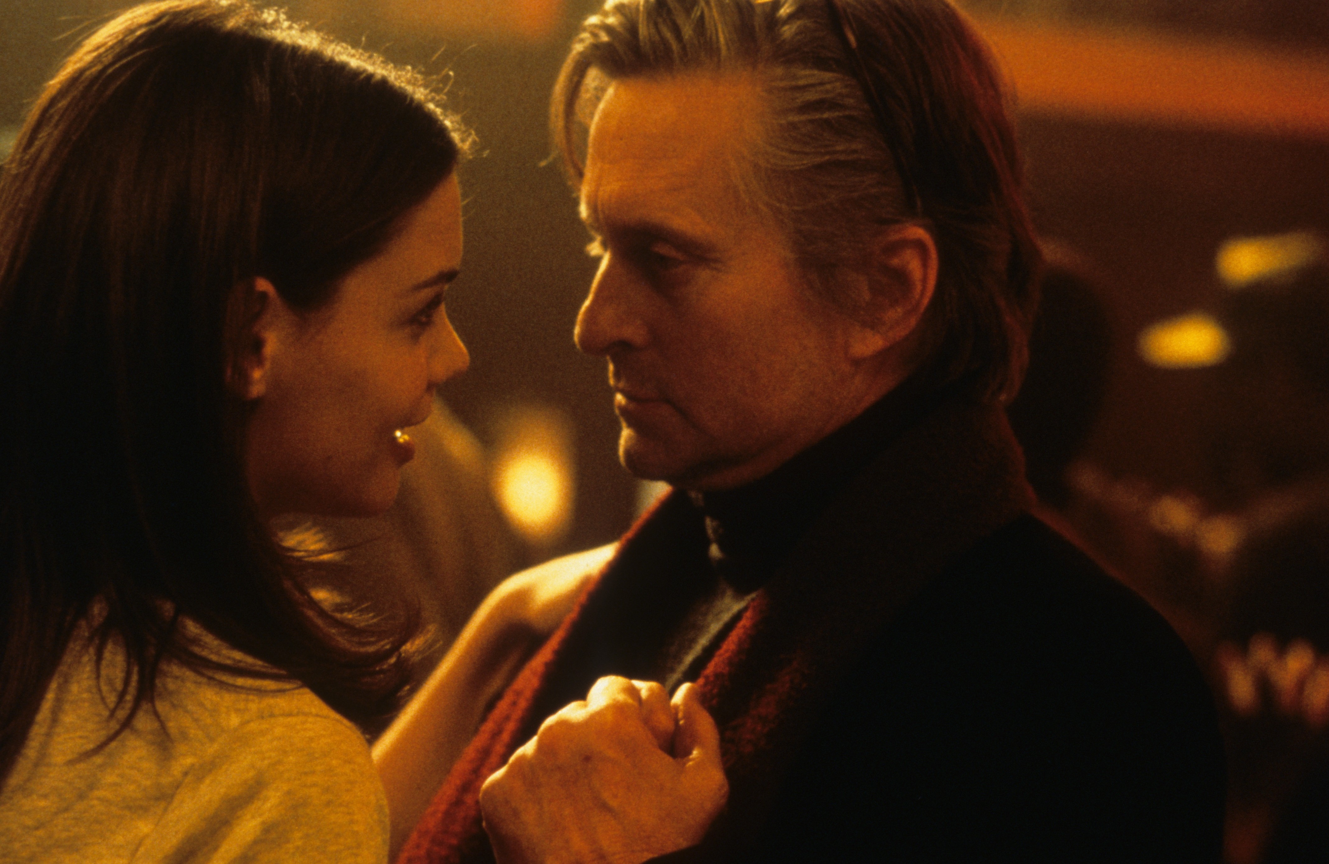 Still of Michael Douglas and Katie Holmes in Wonder Boys (2000)